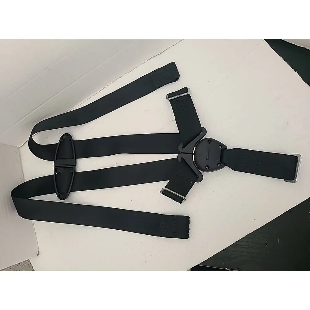 Doona Infant Baby Black Seat Belt Straps Harness Buckle Safety Clip Replacement